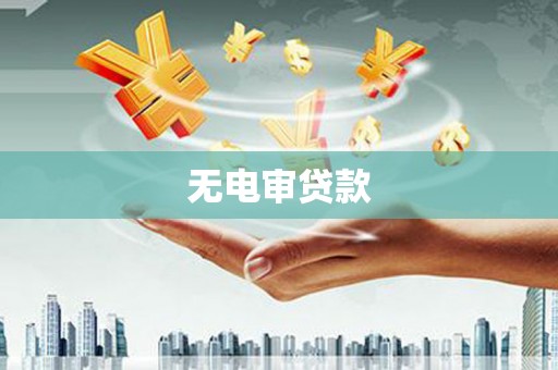 奎文无电审贷款