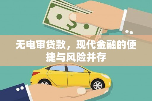 潍坊无电审贷款，现代金融的便捷与风险并存