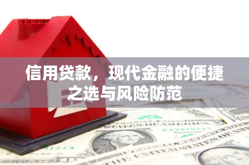 海东信用贷款，现代金融的便捷之选与风险防范