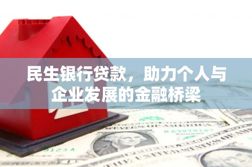 武清民生银行贷款，助力个人与企业发展的金融桥梁