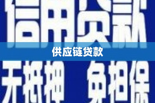 学甲供应链贷款