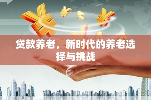 芳苑贷款养老，新时代的养老选择与挑战