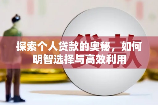昌都探索个人贷款的奥秘，如何明智选择与高效利用