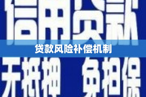 彭泽贷款风险补偿机制