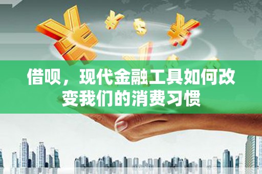 婺源借呗，现代金融工具如何改变我们的消费习惯