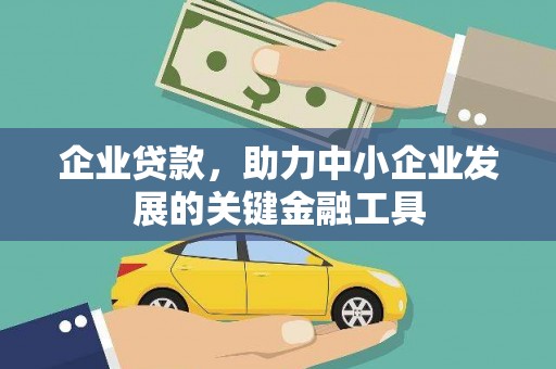 顺城企业贷款，助力中小企业发展的关键金融工具