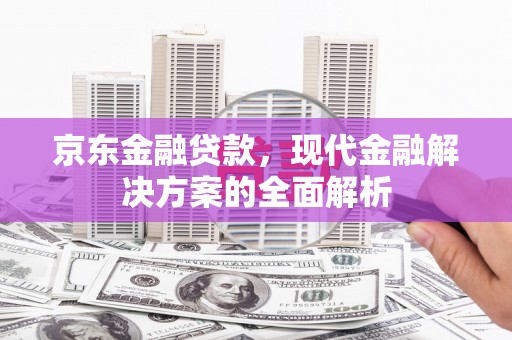 洛川京东金融贷款，现代金融解决方案的全面解析