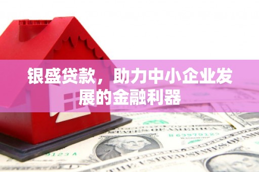 夏河银盛贷款，助力中小企业发展的金融利器