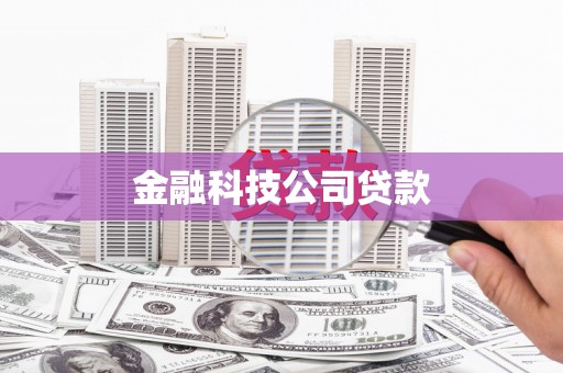 郧西金融科技公司贷款