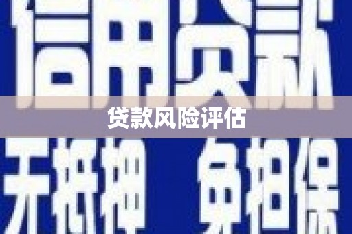 双清贷款风险评估