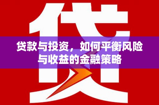 宝兴贷款与投资，如何平衡风险与收益的金融策略